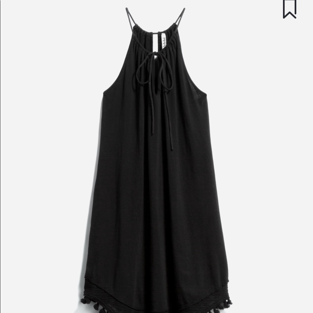 Michael Stars Black Halter Dress
